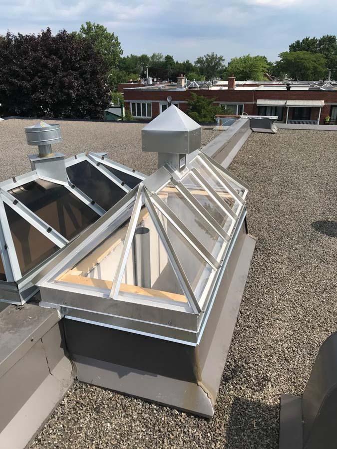 Installation de puits de lumière Montréal